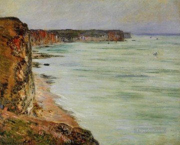  Weather Oil Painting - Calm Weather Fecamp Claude Monet Beach
